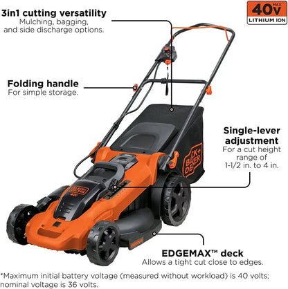 BLACK+DECKER 40V Cordless Lawn Mower