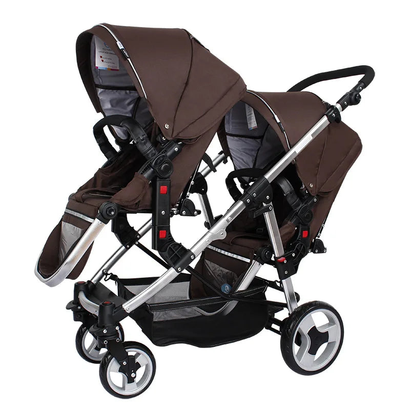 Foldable Twin Stroller