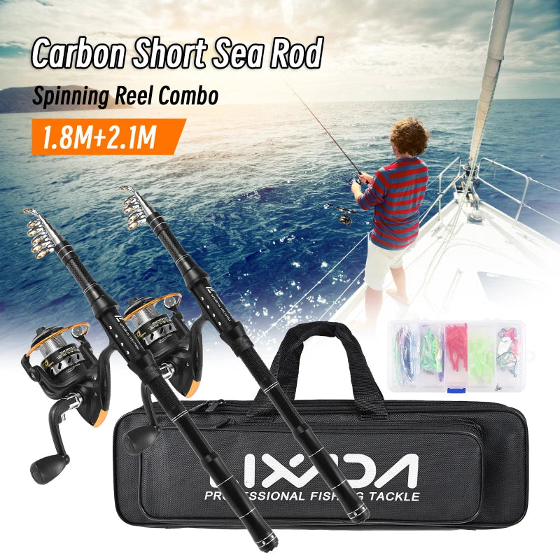 Fishing Rod Reel Combo Kit