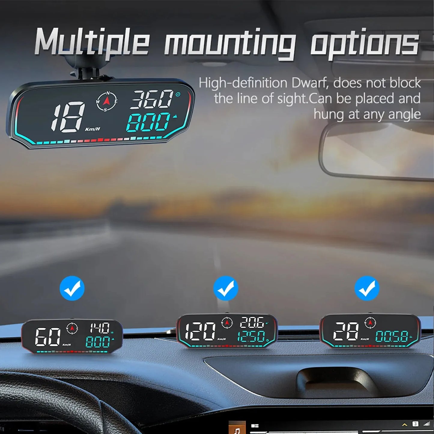 G14 Car GPS HUD Speedometer