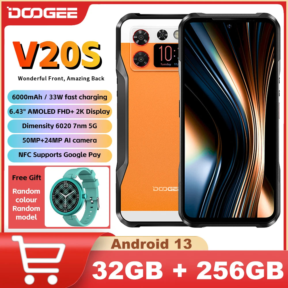 V20S 5G 6000mAh 50MP Camera NFC Smartphone