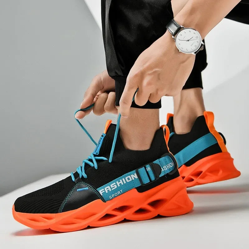 Men Breathable Fashion Mesh Running Shoes