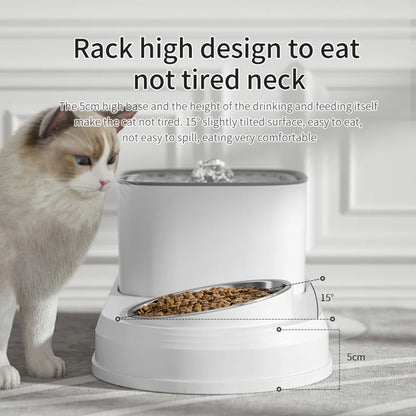 2in1 Cat Automatic Water Fountain