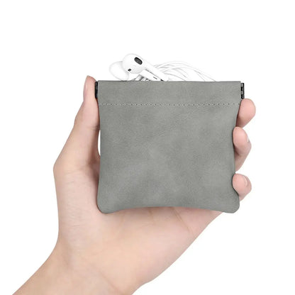 Headphone Case Mini Purse USB Data Cable Organizer