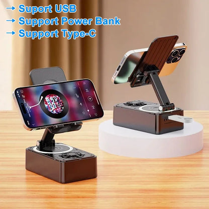 Bluetooth Speaker Cell Phone Holder Stand