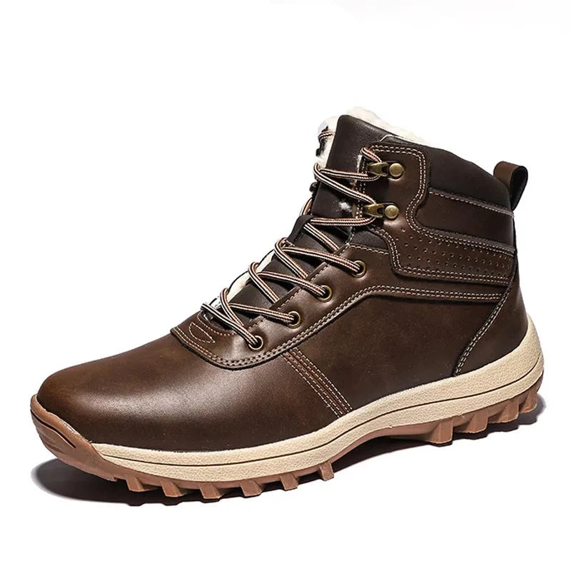 Winter Warm Men Genuine Leather Boots