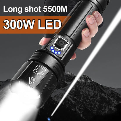 USB Rechargeable Powerful LED Flashlight