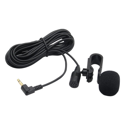 3.5mm Clip Jack Plug Car Audio Microphone