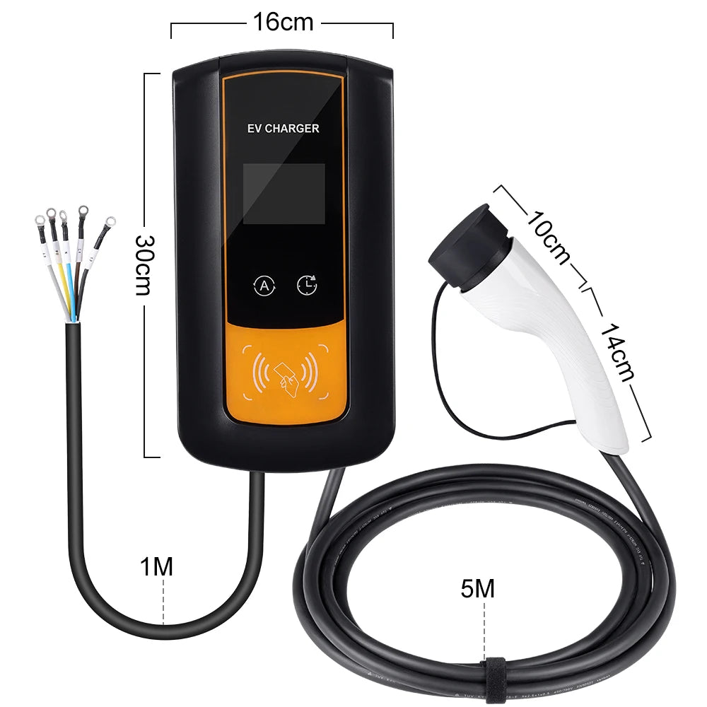 32A 7KW Electric Vehicle Car EV Charger