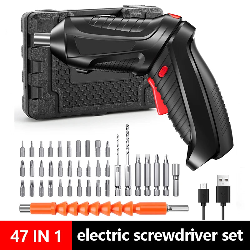 47 in 1 Electric Screwdriver Drill Set