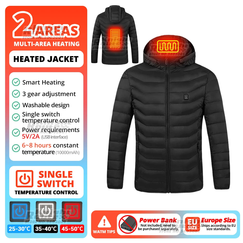 USB Heated Motorcycle Jacket