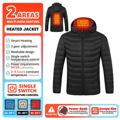 USB Heated Motorcycle Jacket