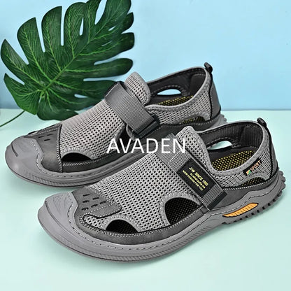 Man Breathable Platform Sandals