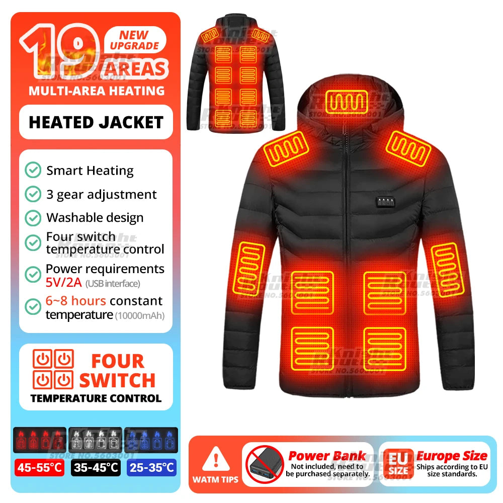 USB Heated Motorcycle Jacket