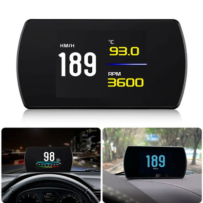 P12 Head Up Display Car OBD2 Digital Speed Clock