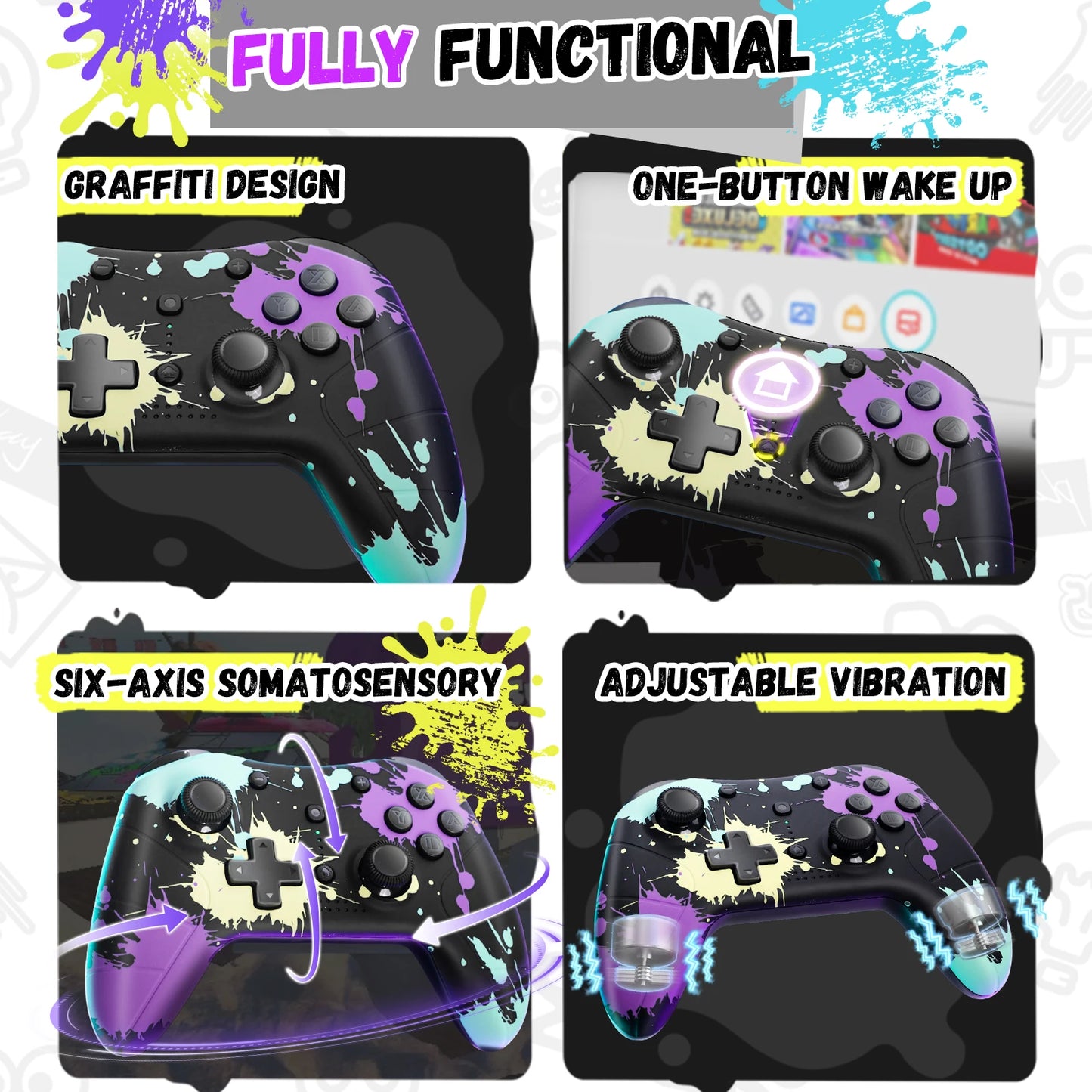 Wireless Graffiti Jet Pro Controller