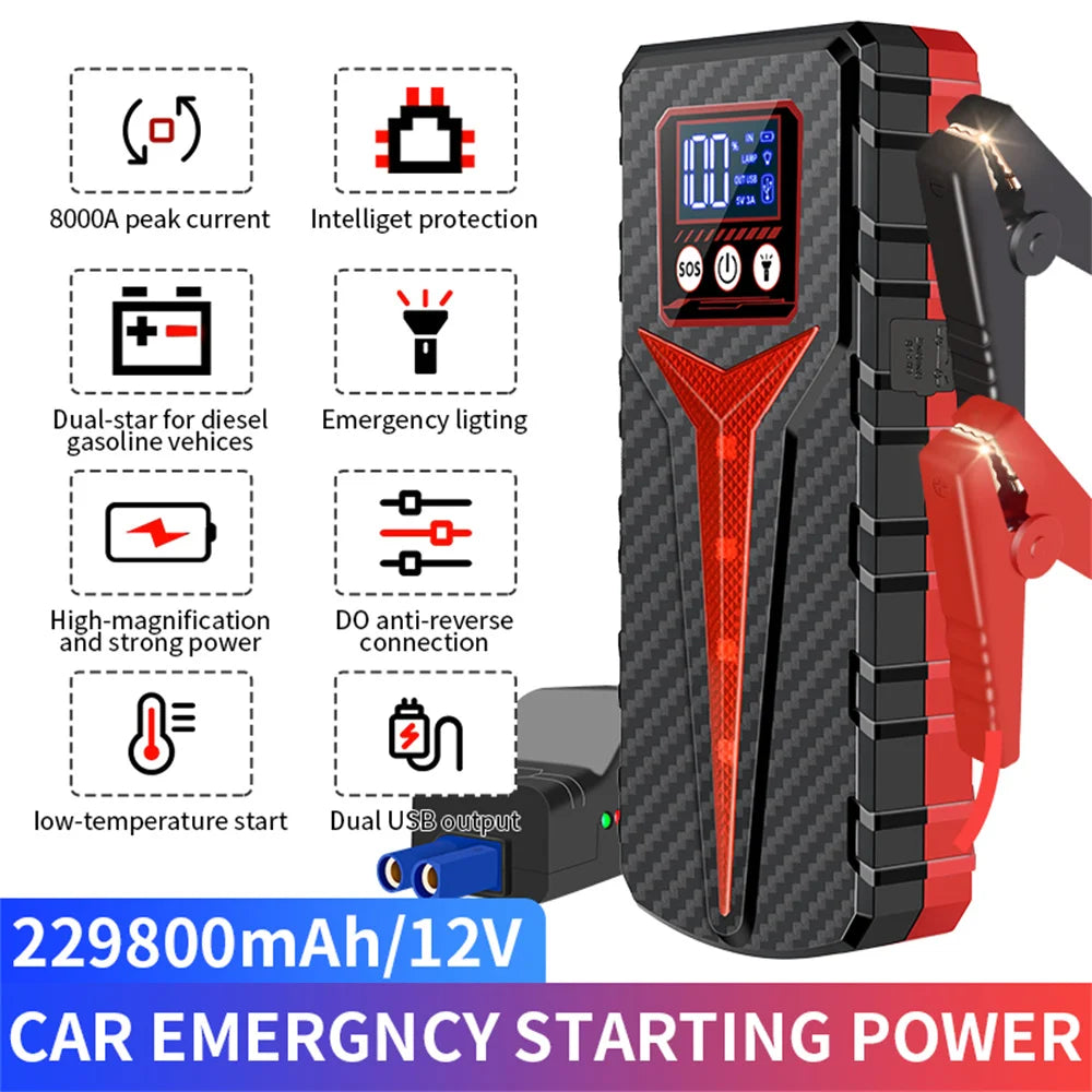 Car Jump Starter 8000A Battery Charger