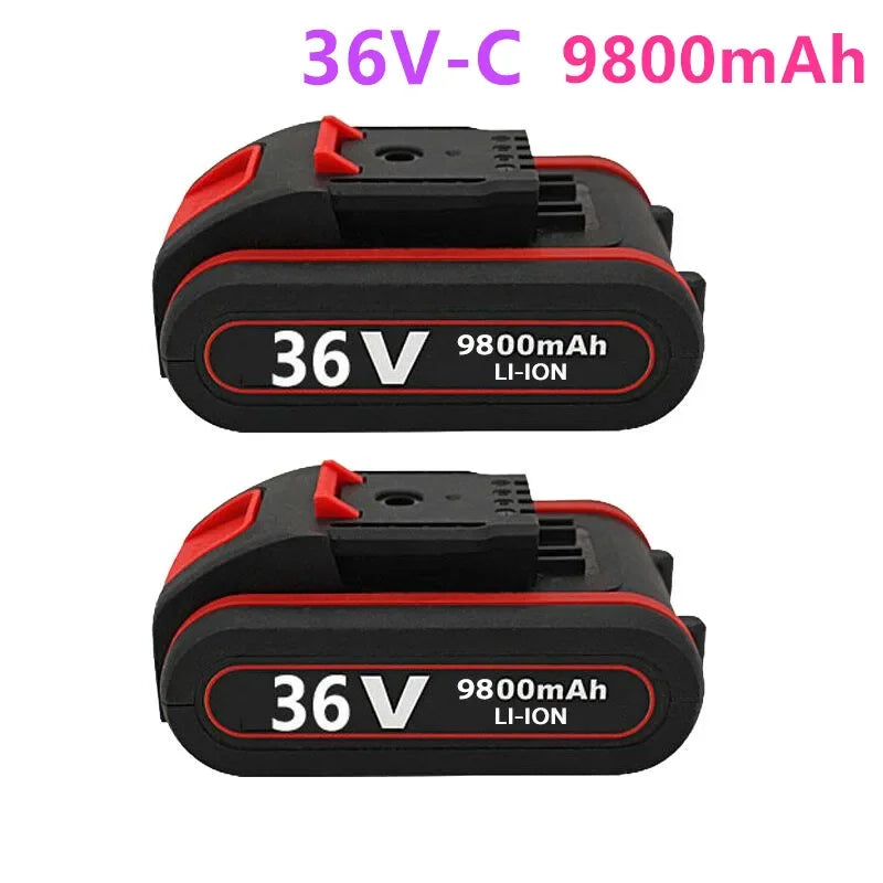 100% New 21V 36v 9800mah rechargeable lithium battery