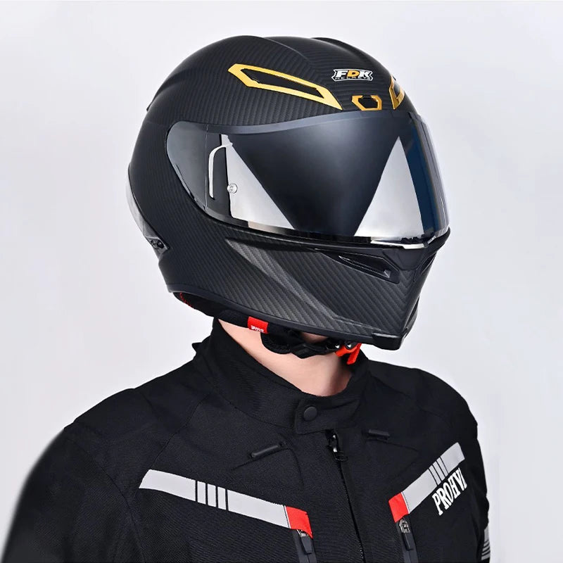 Matte Black Full Face Motorcycle Helmet