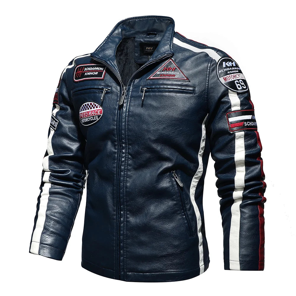 Men's Motorcycle Leather Jacket