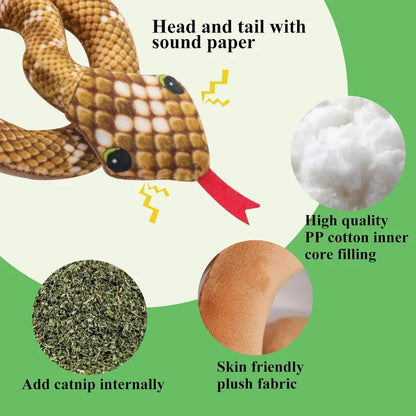 31.5 inches Stuff Ske Interactive Toy for Cats