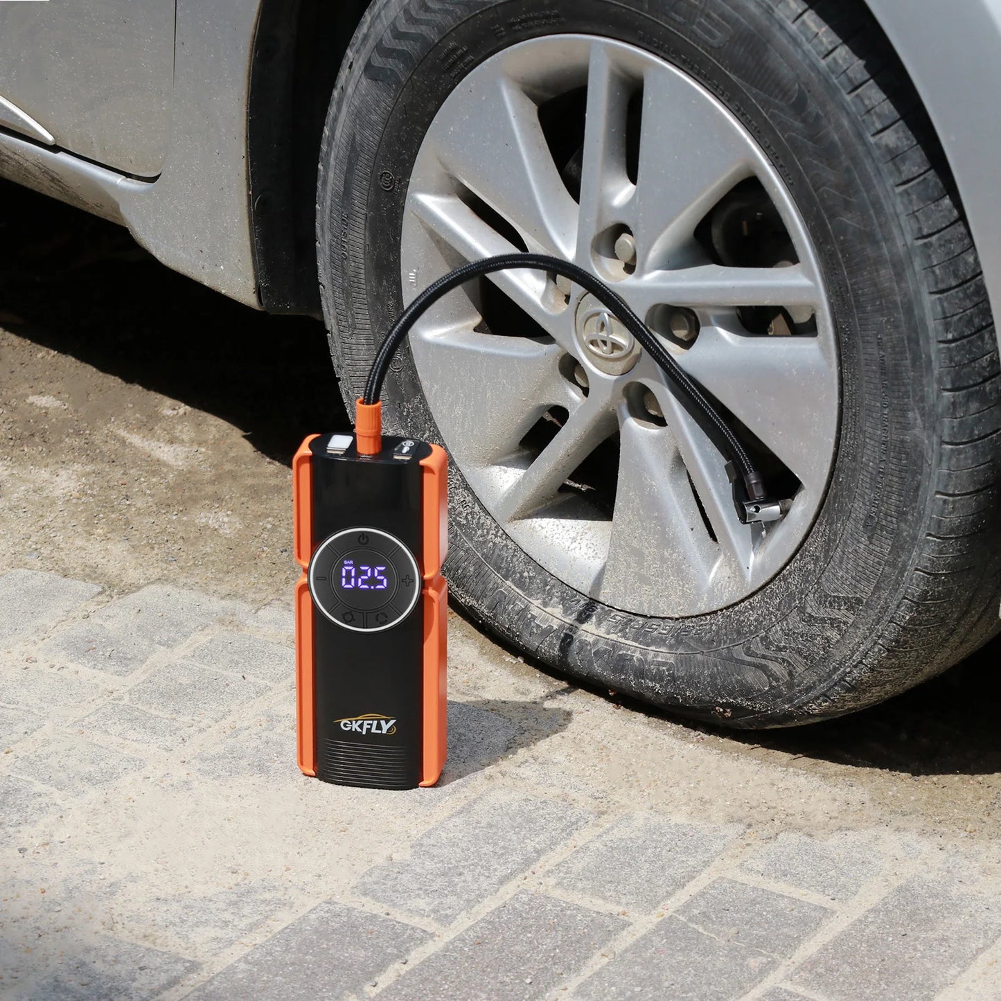 Jump Starter 4 in 1 Air Compressor