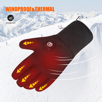 Heated Winter Gloves with Battery