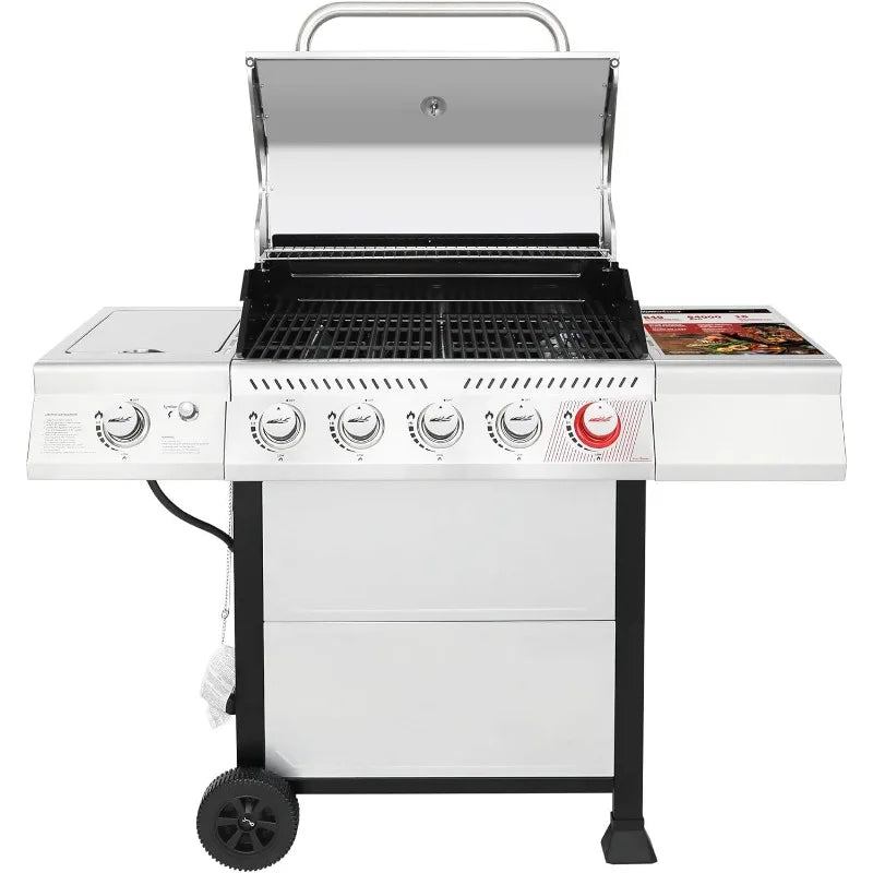 5-Burner BBQ Propane Grill with Sear Burner