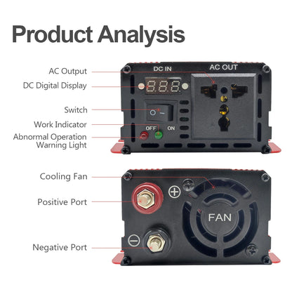 Pure Sine Wave Inverter DC 12V 24V