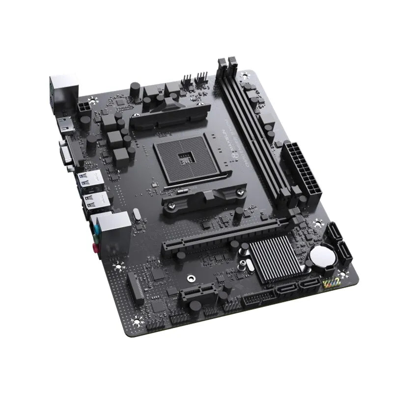 AMD B450M Dual-channel DDR4 Memory Motherboard