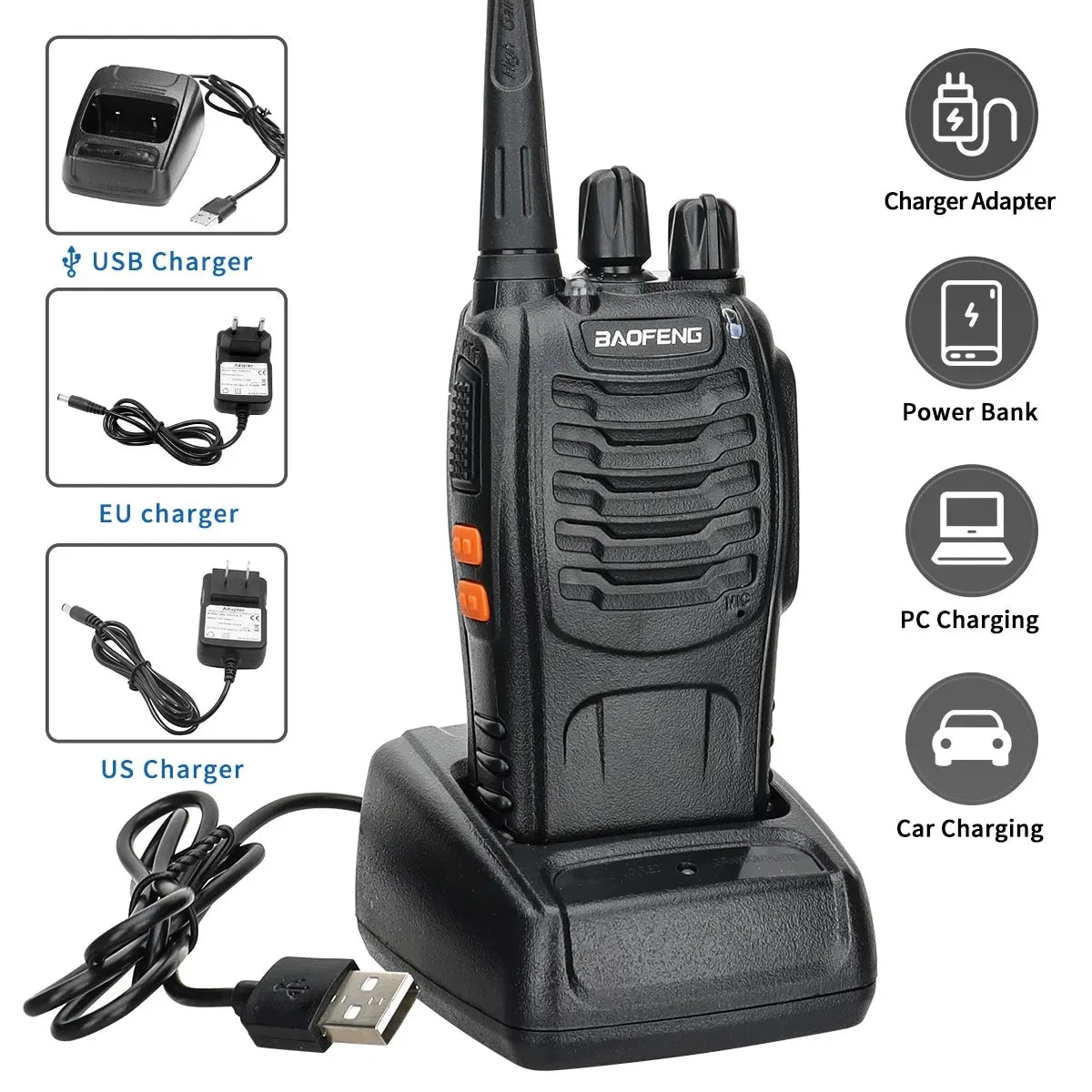 BF-888S 12W Walkie Talkie