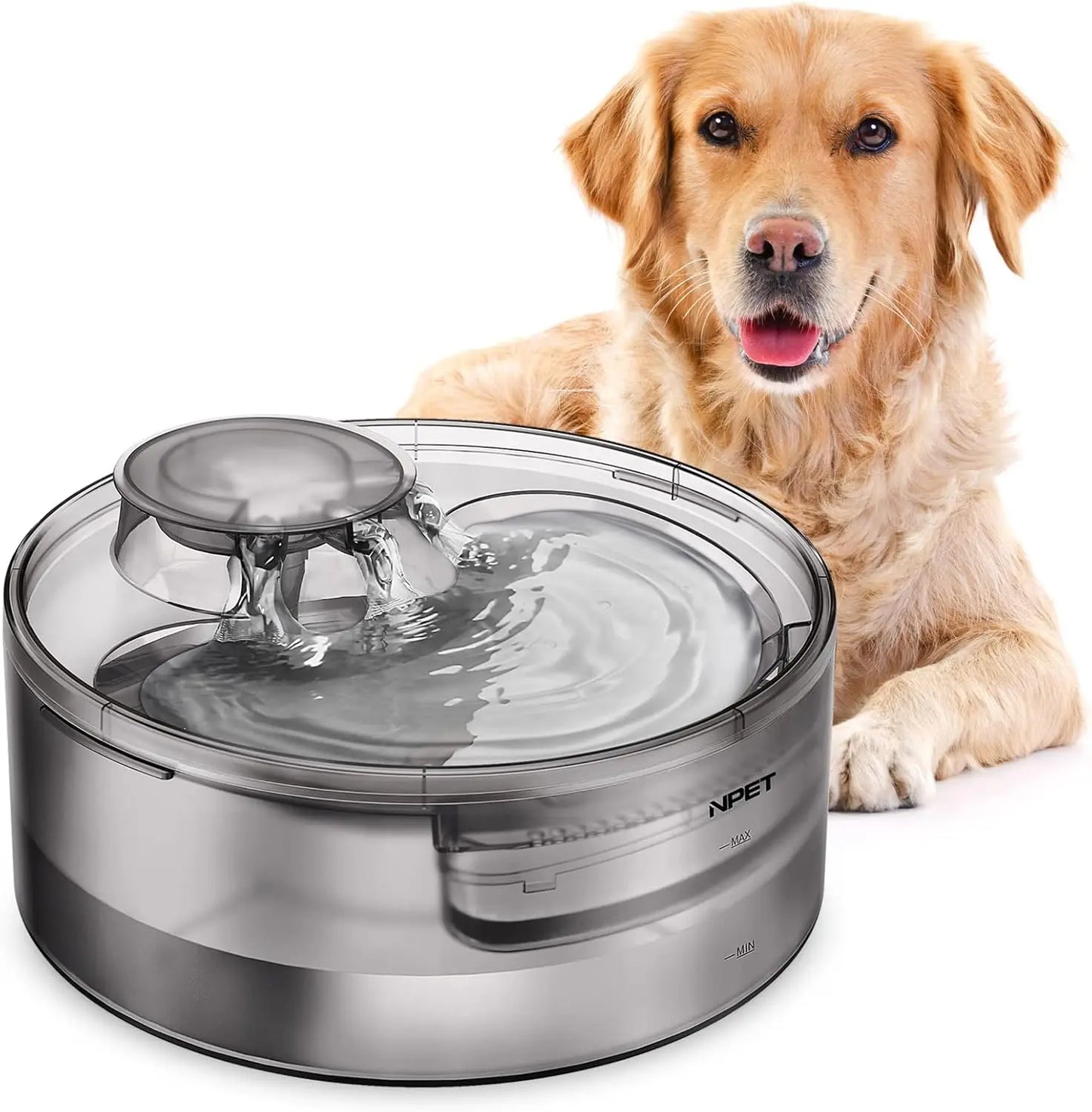 Pet Water Fountain, 170oz/1.3Gallon/5L