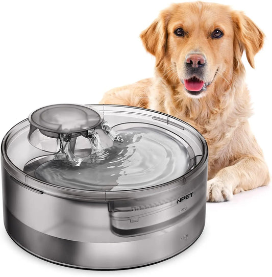 Pet Water Fountain, 170oz/1.3Gallon/5L