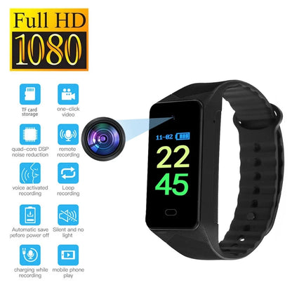 HD 1080P Mini Body Camera Watch