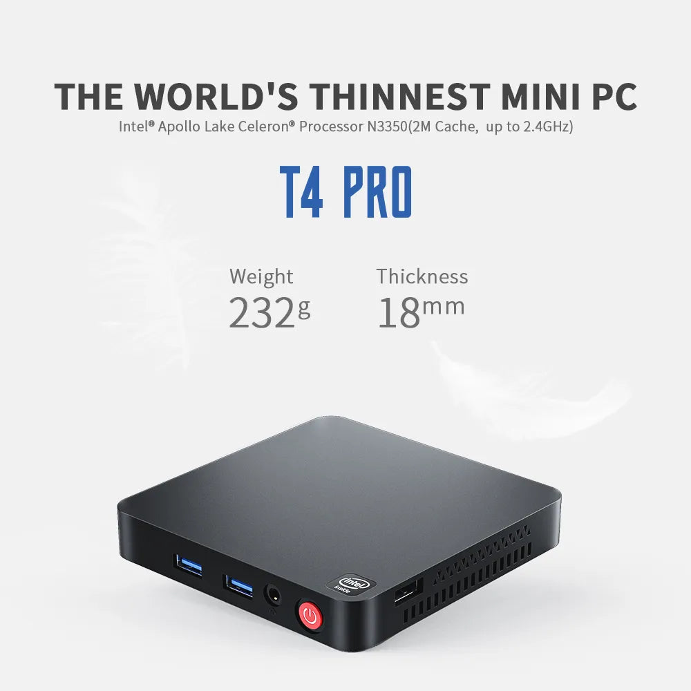 Intel Celeron T4 Pro Mini PC