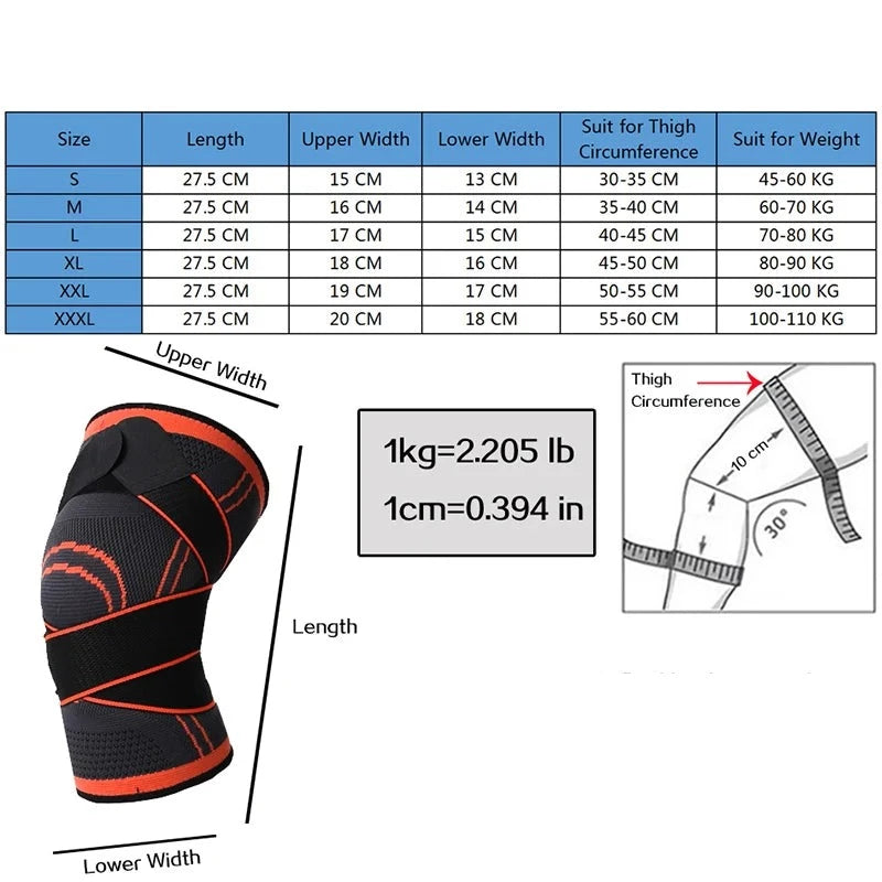 1PC Sports Fitness Knee Pads