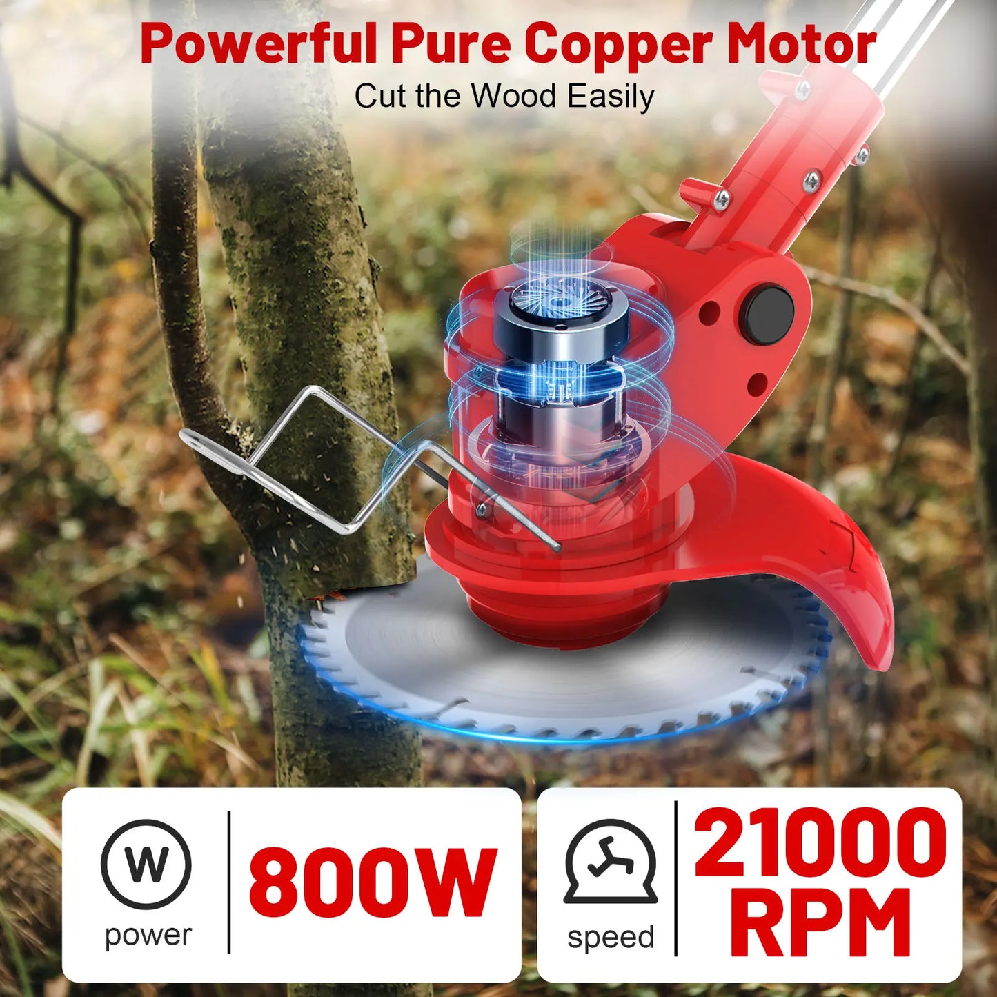 24V Cordless Electric Grass Trimmer