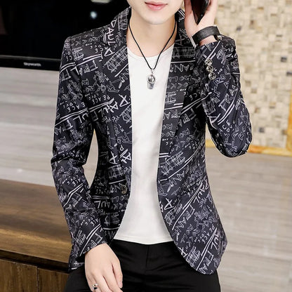 Men's Party Coat Casual Slim Jacket