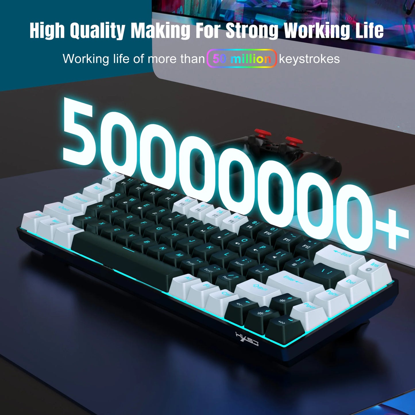 68 Keys Mechanical Keyboard