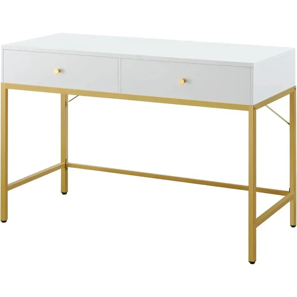 39.4 Inch Vanity Desk with 2 Drawers