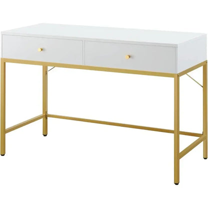 39.4 Inch Vanity Desk with 2 Drawers