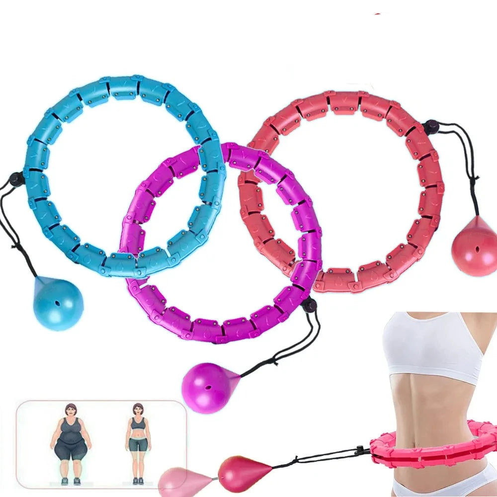 Adjustable Abdominal Waist Exercise Hoops