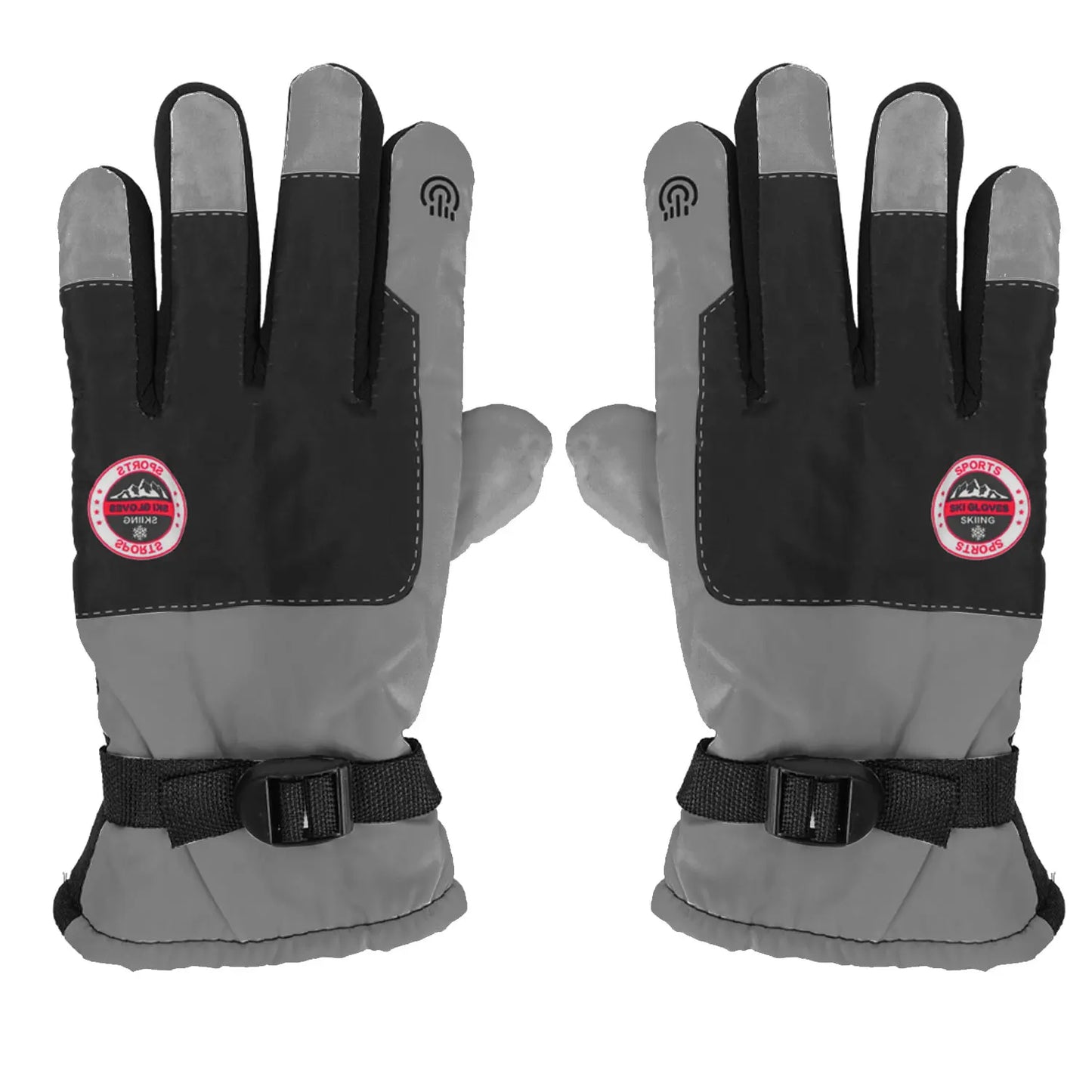 Color Match Ski Gloves for Men & Women