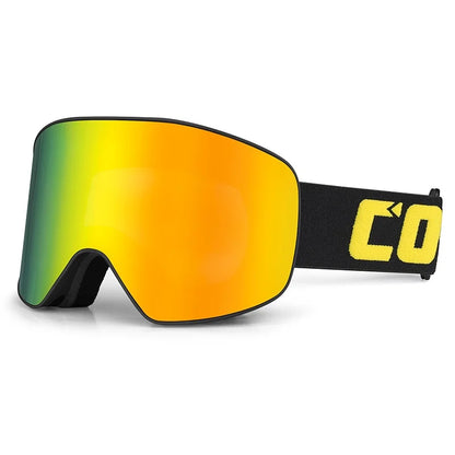 Men Women Anti-fog Professional Ski Glasses