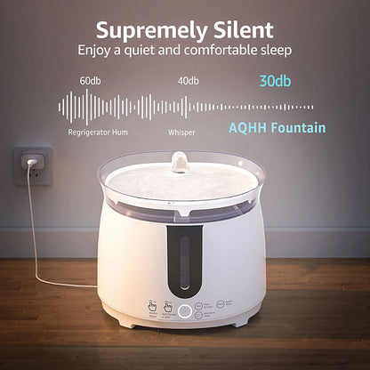 Wireless Cat Water Fountain Auto Filter