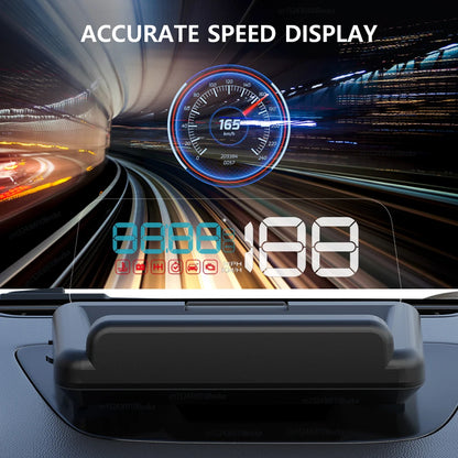 C500 Auto GPS HUD Head-Up Display Windshield Car Speedometer