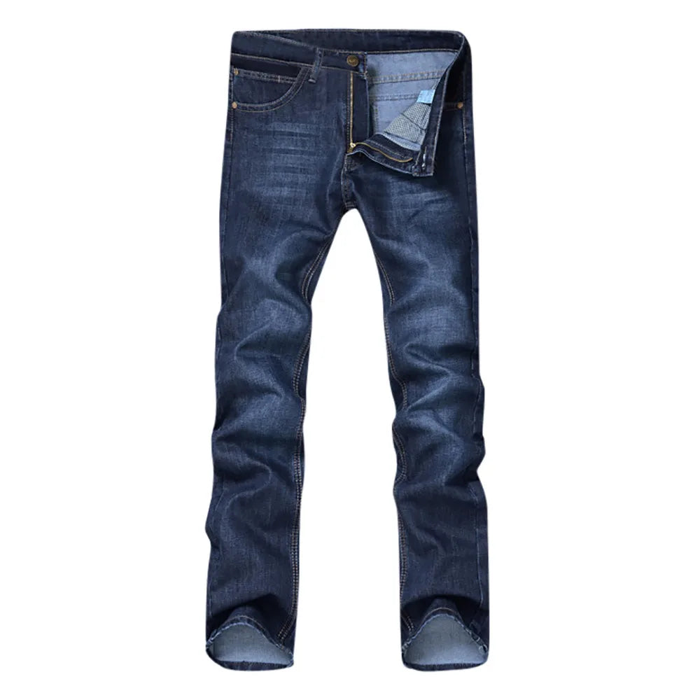 Men Elastic Slim Fit Denim Pants