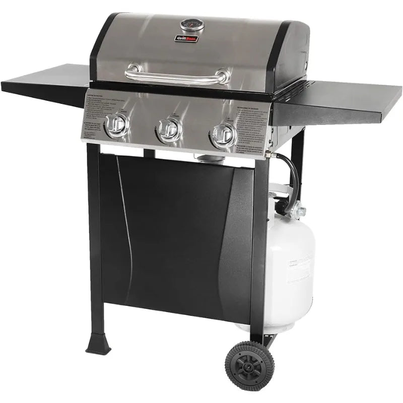 Outdoor Barbeque 3 Burner Propane Gas Grill