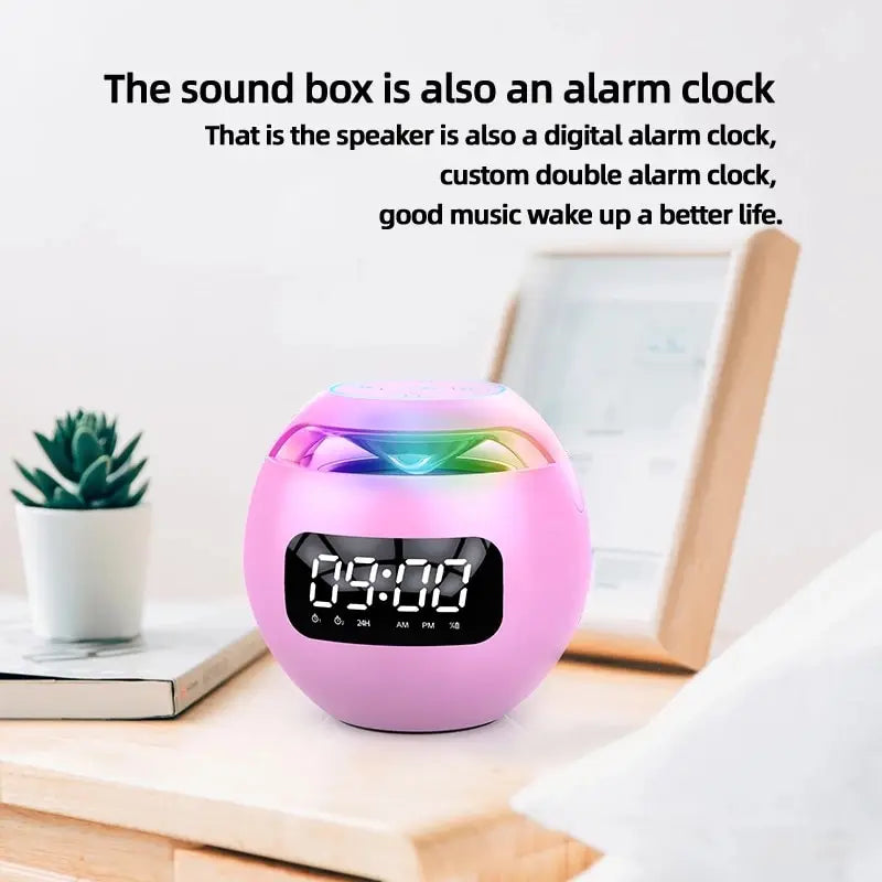 G90 New Clock Colorful Bluetooth Speaker