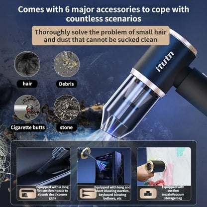 Powerful Wireless Car Vacuum Cleaner
